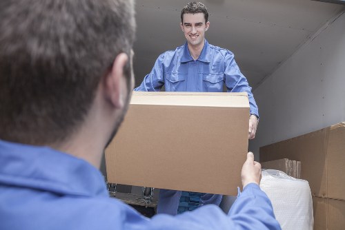 Local removal team assisting with a home move in New Cross