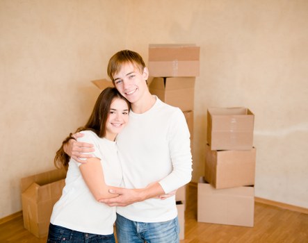 Variety of cardboard boxes for local removals in New Cross