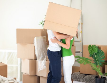 Local removal van supporting a New Cross household move
